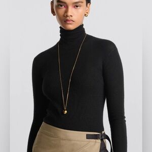 dior turtle neck cashmere silk
